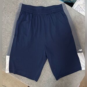 New Balance Boys XL (18/20) Navy and Gray Shorts